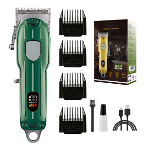Cordless RHair Trimmer home use Clipper Salon Barber Classic Rechargeable Power LCD Razor