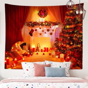 New Christmas tapestry for bedroom living room room decoration background cloth for festive celebration and party atmosphere arrangement