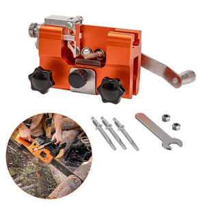 Portable Electric Chainsaw Sharpener Kit with 3 Sharpening Heads Grinder Tool Saws 便携式电动链锯磨刀机工具