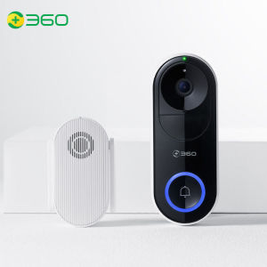 【现货正品】 360 Video doorbell 5Pro home WiFi HD surveillance camera electronic cat eye doorbell monitor   360可视门铃5Pro家用无线WiFi高清监控摄像头电子猫眼门铃监控器