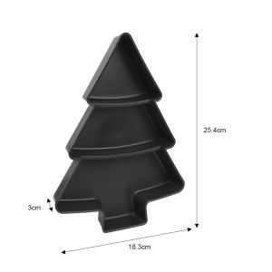 Christmas Tree Candy Snack Storage Tray Creative Fruit Plate Xmas Party Decor for Home Navidad Noel Gift Tray for New Year