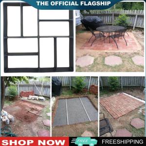 [ZENLEA6] Garden Pavement DIY Paving Cement Brick Stone Road Concrete Path Maker
