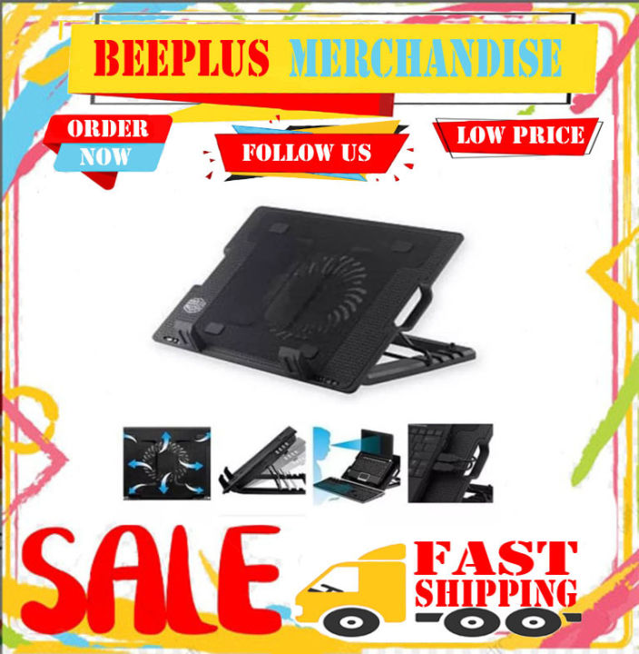 BM Laptop Cooling Pad/ Large Fans Tilt 1517 Inch Laptop/ Cooling Pad