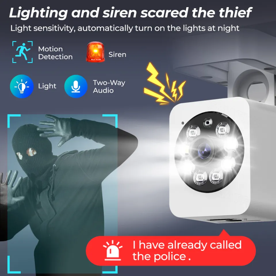 SMATRUL Wifi Camera 1080p Tuya Smart Indoor Home Security PIR