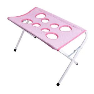 Aikenn Pet Grooming Hammock Stand Foldable Bath Shelf Adjustable Support Nail Trimming Cleaning Tool
