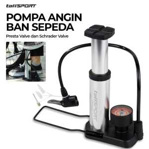 KING TaffSPORT Pompa Kompa Angin Ban Sepeda Motor Manual Bike Tire Pump 160 PSI Tekanan Tinggi