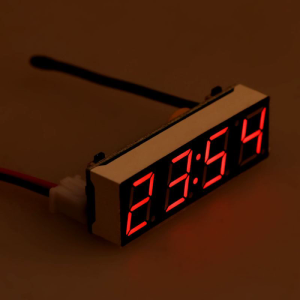 Multifunctional 12V 5-20V 3 in 1 Digital Car Led Electronic Clock for Time Temperature Voltage Meter