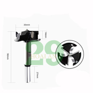 Mũi khoan khoét lỗ gỗ bản lề phi 35mm loại 3 lưỡi siêu sắc