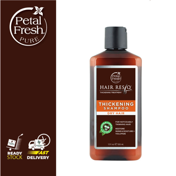[PETAL FRESH] Hair Rescue Dry Hair Shampoo (355ML) Lazada