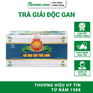 Trà Cà Gai Leo Tuệ Linh Hỗ Trợ Tăng Cường Chức Năng Giải Độc Gan Giảm Men Gan 25 Túi Lọc