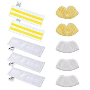 10Pcs Mop Cloth Cover for SC1 SC2 SC4 SC5 Cleaner Washable Reusable Microfiber Mop Bonnet Pad Replacement
