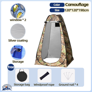 Changing Tent Fitting Room Privacy Bath Shower Toilet Beach Camping Khemah Tandas 帐篷