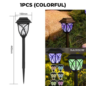 GetGadget⚙ Outdoor Solar Pathway Lights Deco Garden Waterproof IP65 Ground Lawn Landscape Yard Decor Night Lamp Lampu Solar LED IP65 Outdoor Pathway Lighting Lampu Taman Solar Garden Light Outdoor Lighting Garden Decoration Light for Yard Patio Lawn