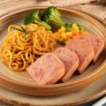 Mr.Squirrel 340g Luncheon Meat Korean style Canned Goods Ready Purefoods (Mix of Chicken & Pork) Luncheon meat Wholesale. 