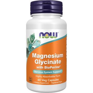 Viên uống NOW Magnesium Glycinate with BioPerine - Bổ Sung Magie Hỗ Trợ Ngủ Ngon Giảm Căng Thẳng - - Hỗ trợ giấc ngủ tốt hơn và thư giãn cơ thể. - Giúp co – giãn cơ hiệu quả giảm chuột rút. - Tham gia tổng hợp năng lượng & trao đổi chất. - Hỗ trợ