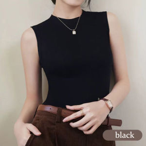 เสื้อกล้ามผู้หญิง👕เสื้อรัดรูป เสื้อแขนกุด คอกลม สีพื้น เสื้อกล้ามผ้ายืด ผ้าดีนุ่มนิ่ม ปกปิดหน้าอกรองได้อย่างสมบูรณ์แบบ