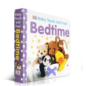 สัมผัสและรู้สึกถึงทารกคำแรกก่อนนอนบอร์ดสัตว์หนังสือ0-3ปีโดย DK