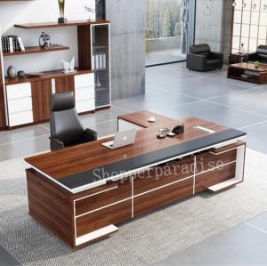 DT 018 Director Table w Swappable Cabinet/Executive Table Directors Desk With Storage Desk With File Drawer - Lazada