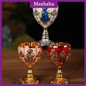 Mazhaha แก้วใส่ไวน์เครื่องดื่มขนาดเล็กสุดสร้างสรรค์แบบย้อนยุค30มล. บาร์สไตล์ยุโรป