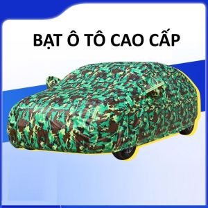 Bạt phủ trùm xe hơi hoa văn rằn ri hàng dày chất
