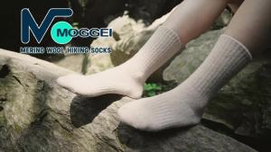 MOGGEI 5  Double Pack Womens Merino Wool Socks Hiking Warm Winter Thick Warm Crew Comfortable Cozy Womens Gift Comfortable Boots Work Socks