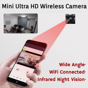 Ultra HD Wireless Camera 4K HD Mini Camera 1080p Hidden Infrared Night Vision Motion Detection Wide Angle Night Vision Motion Spy Camera