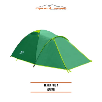 Tenda Dhaulagiri Terra Pro 4 - Tenda Kemping - Tenda Camping 4 Person - Tenda Double Layer - Tenda Dome Ultralight