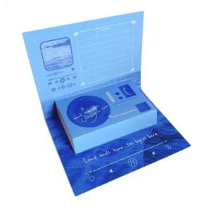 Popup Greeting With Recordable Phonograph Sound Chip Party Invitation Blessing for Valentines Day