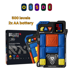 OSSDE Super Slide Puzzle Game 500+ Challenges Brain Game Brain Teaser Puzzle Strong Magnetic STEM