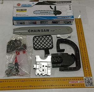 MOLLAR Mini Chainsaw Gerinda Gergaji Potong Kayu Chain Saw Stand Bitec