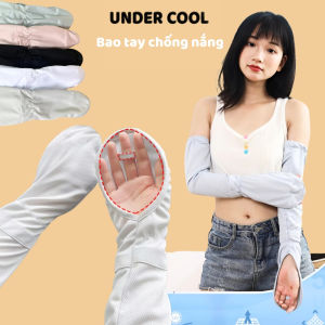 Găng Ống Tay Có Bàn Tay Chống Nắng UNDERCOOL UPF50+ Lỗ Thông Hơi Thoáng Khí Phù Hợp Lái Xe Đa Năng OT06