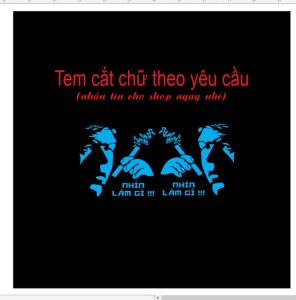 Cặp tem ông HutThuốc dán kính xe tải ô tô  tem làm tên yêu cầu (sl 2 tem dán 2 bên)