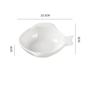 DAFIFY Porcelain Appetizer and Tasting Dip Bowl Chefs Selection Soy Sauce Dish Tray