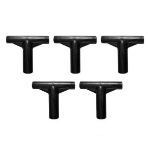 5Pcs Trampoline Enclosure Poles End Caps T Shaped Pipe Sleeve Fittings Replacement Trampoline Poles Cover Enduring