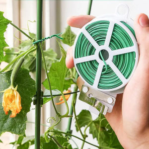 Kabel Twist Tie Pengikat Tanaman Hias / Kawat Ikat Berkebun Multifungsi Berlapis Plastik