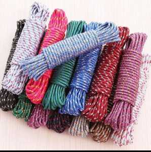 Tali Nylon Nilon Jemuran 10 Meter Tali Gantung Travel Tambang Bahan kemah Camping Pramuka Outdoor