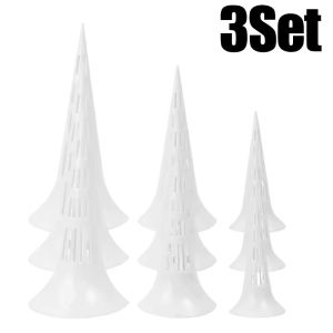 Feelife 15Pcs Plant Breathable Watering Device Home Conical Root Protection Tube Plastic Soil Aerator Tube Potted Flower Prevent Root Rot Tool