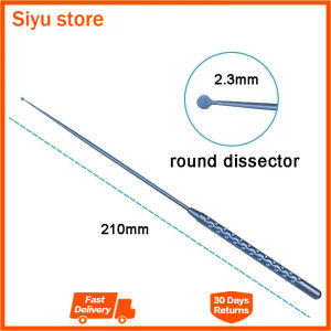1pcs Titanium Alloy Micro Nerve Hook Vessel Hook Curette Nerve Teardrop Dissector Orthopedic Instrument 210mm pet