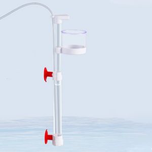 YAZHE Detachable Aquarium Water Changer Powerful Suction Efficient Aquarium Bottom Poop Cleaner Multi-functional Reverse Air Lift Fish Waste Collector Fish Tank