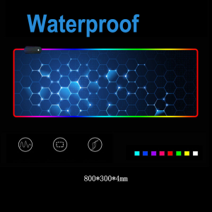 Ayuqi® RGB mouse pad Table Mat LED USB Mousepad Keyboard Pad (800x300mm)