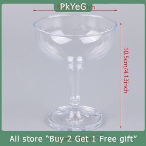 [COD] PkYeG KITCHEN 6Pcs Acrylic Champagne Cups Bridal Party Gift Wedding Party Acrylic Goblet Wine Cup Wedding Decor