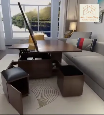 Expandable Center Table Smart Table Coffee Table convertible to computer table office table