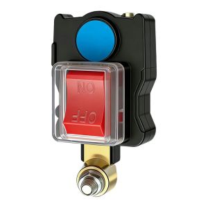 MARBLEX Rotate Disconnect Car Battery Disconnect Switch Voltage Digital Display T Type Design Power-Off Switch High Compatibility Real Voltage Monitoring Battery Disconnect Switch Automotive Use