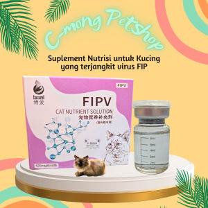 FIPV Cat Nutrient Solution Supplement Nutrisi Untuk Kucing Terjangkit Virus FIP 120mg/6ml/Vial