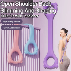 [Full Body Slimming] Figure-Eight Resistance Band Fitness Equipment For Womens Body Shaping Yoga Training Includes Figure-Eight Resistance Band Chest Expander Resistance Rope For Chest Training.