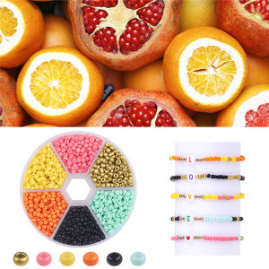 ชุดลูกปัดแก้วสีเชกขนาด3มม. 1900ชิ้นลูกปัดคั่นสีทึบสร้อยคอ DIY สร้อยข้อมือสำหรับเครื่องประดับทำเครื่องเพชร