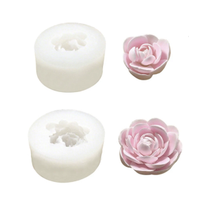 แม่พิมพ์ซิลิโคนอเนกประสงค์สบู่สำหรับทำสำหรับงานฝีมืออีพอกซีเรซินแม่พิมพ์แบบถอดได้ง่ายแม่พิมพ์ซิลิโคนดอกไม้