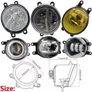 20232pcs xe phía trước dẫn Sương Mù Ánh sáng đèn cho Lexus CT200 IS250 E250 RX270 cho 4Runner avensis Land Cruiser pruis Camry ALPHARD 2013-16