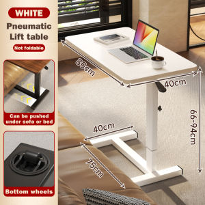 Pneumatic Bed Table Bedside table Adjustable Height Table Foldable Table Sofa Side Table Meja Pneumatik 氣動升降桌