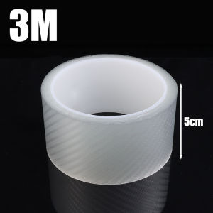 3D sợi Carbon cửa xe tấm dán bảo vệ chống trầy xước trong suốt chống thấm nano cạnh cửa sticker tự động ngưỡng Dải hãm xung